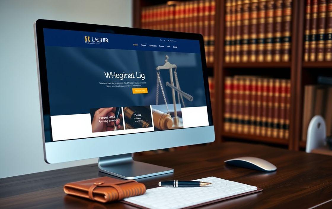 Amana Legal website displayed on a desktop monitor